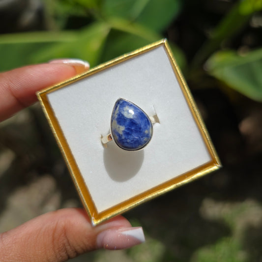 Sodalite Ring - Size 8