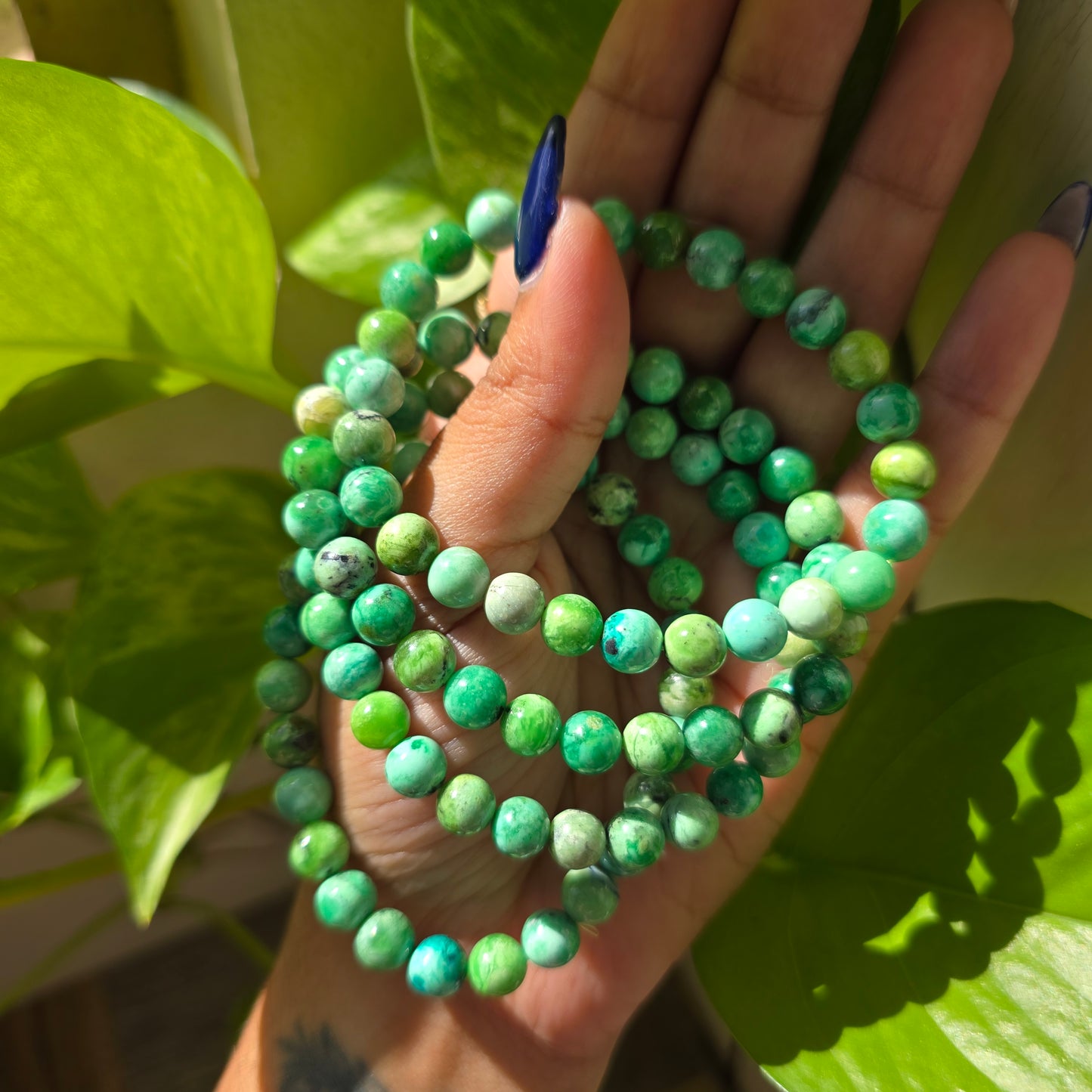 Variscite Gemstone Bracelet