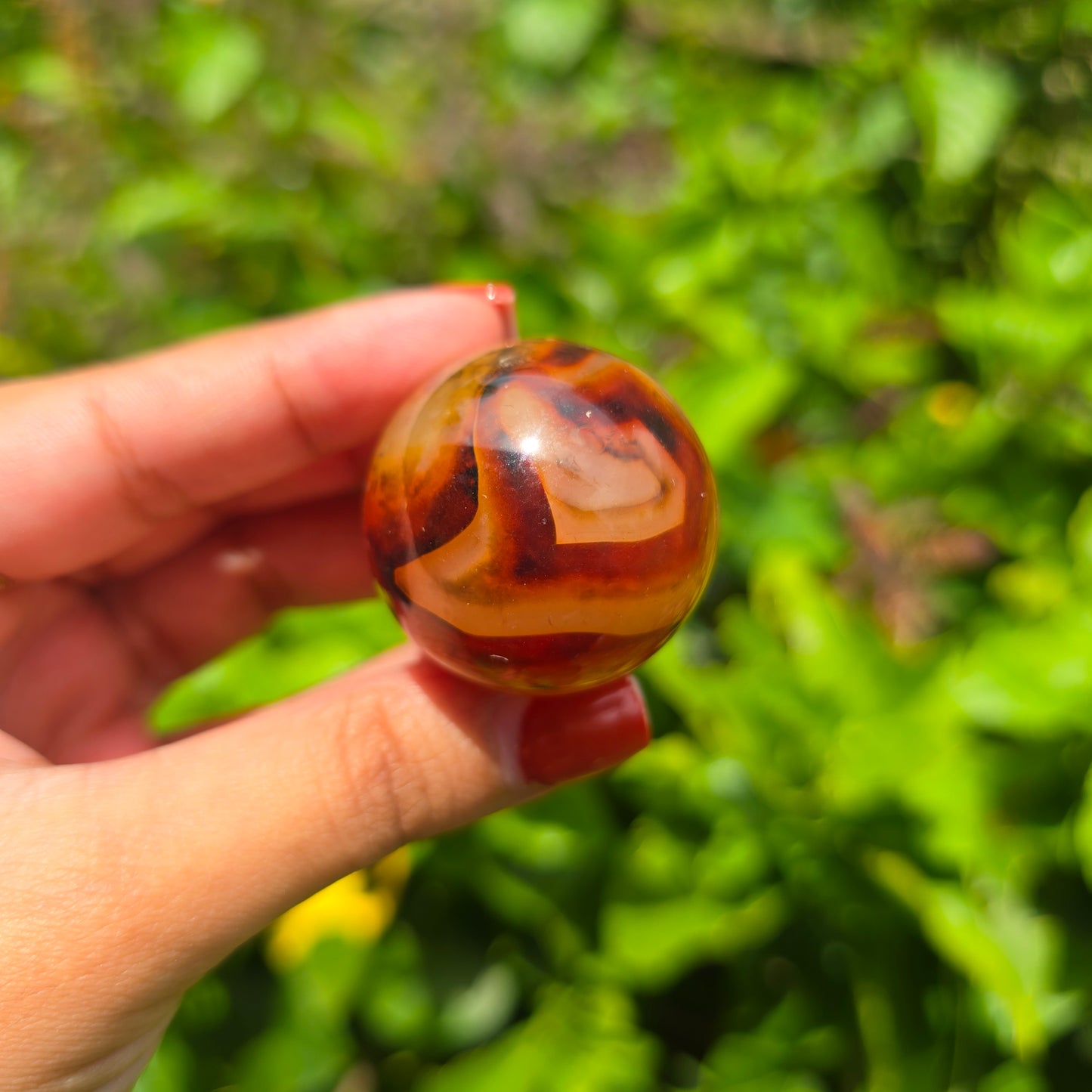 Small Sardonyx Gemstone Sphere