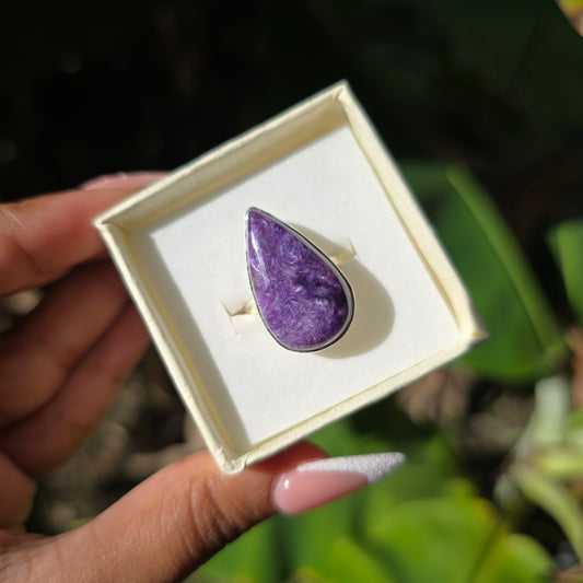 Charoite Ring - Size 8