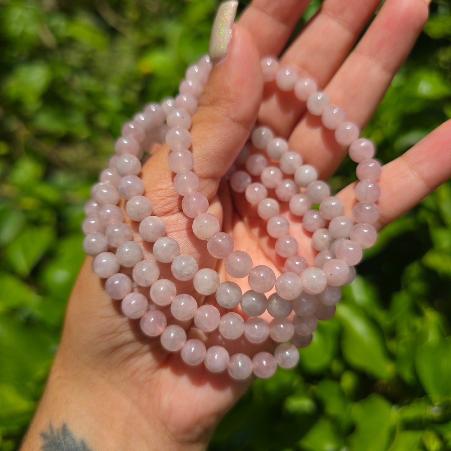 Morganite Gemstone Bracelet
