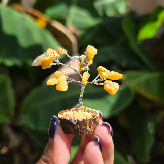 Mini Yellow Aventurine Chip Tree