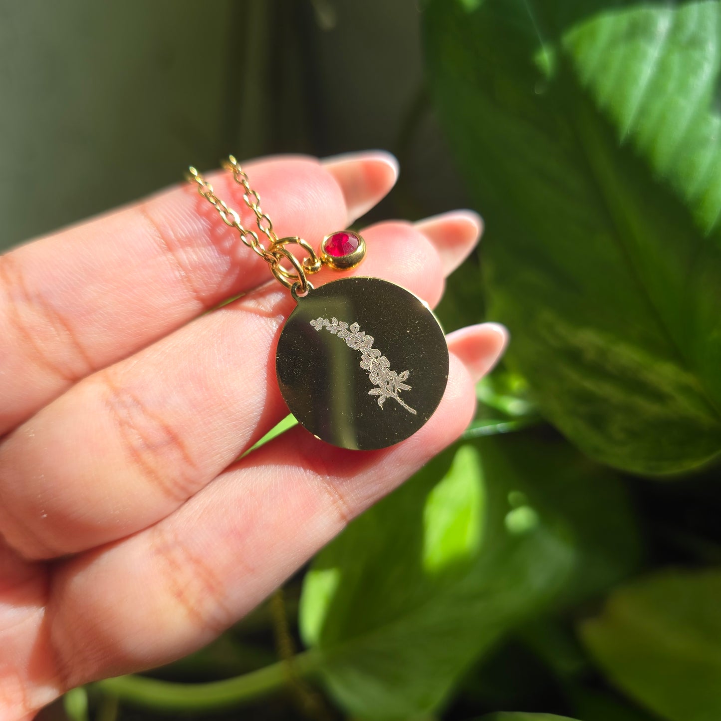 Birth Flower Necklaces