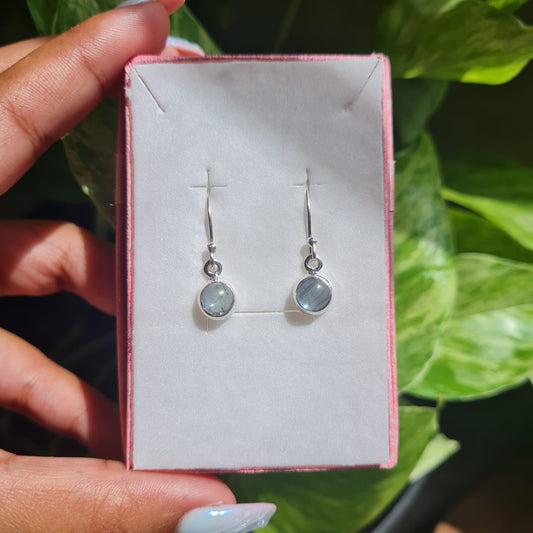 Aqua Kyanite Earrings