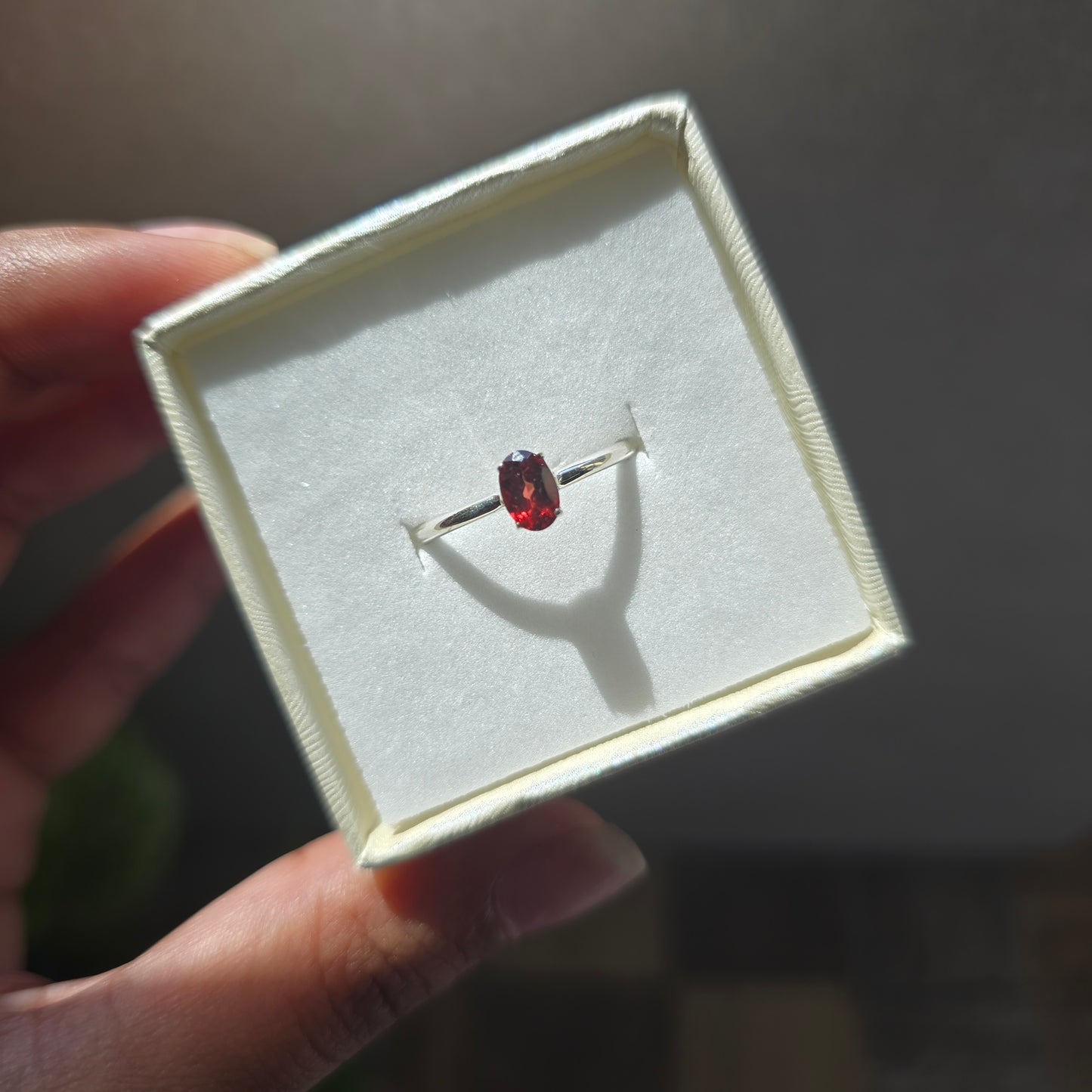 Garnet Ring - Size 7