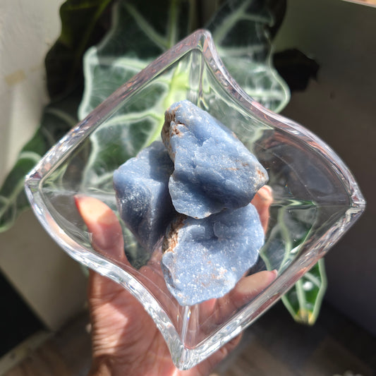 Raw Angelite Gemstone Chunk