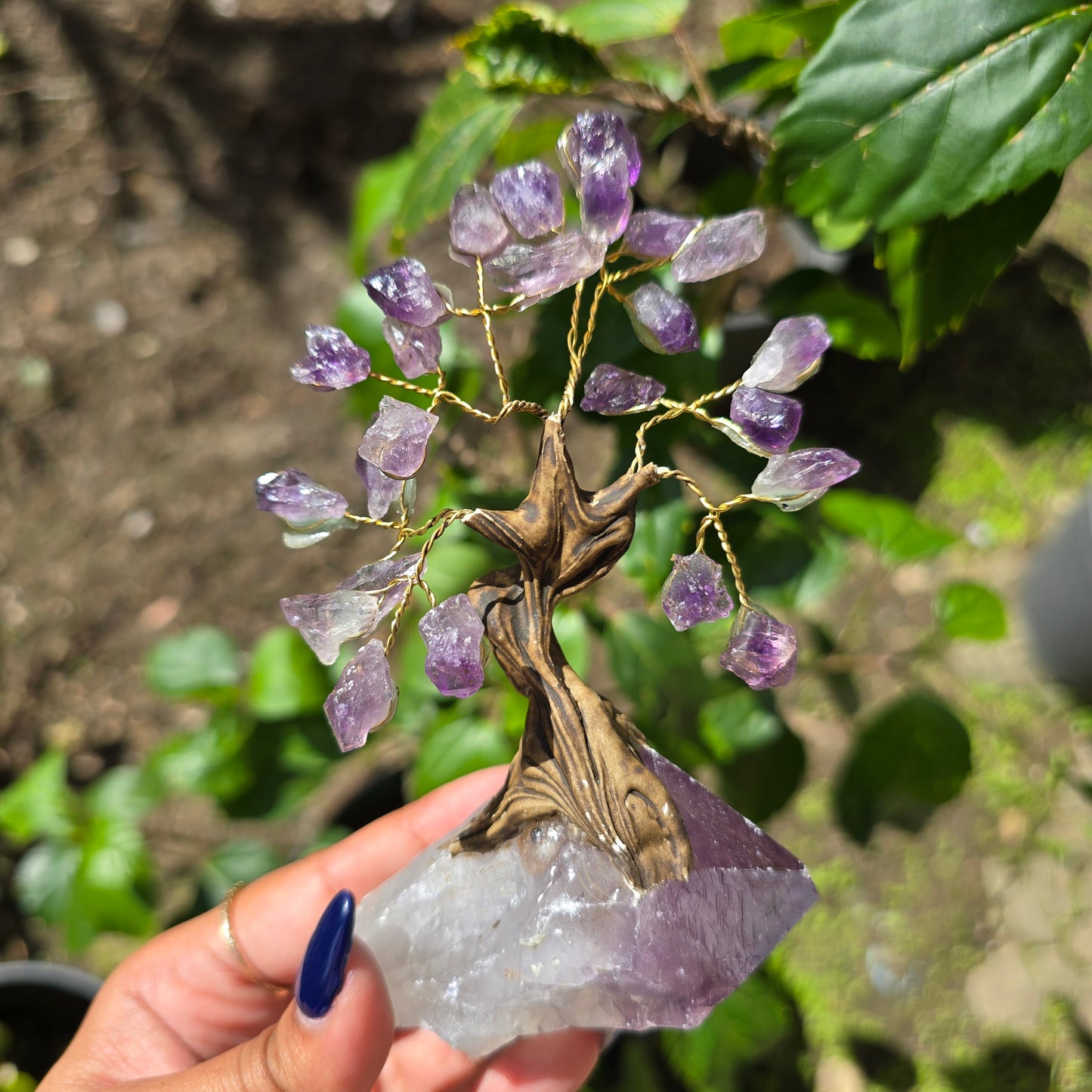 Amethyst Gemstone Tree