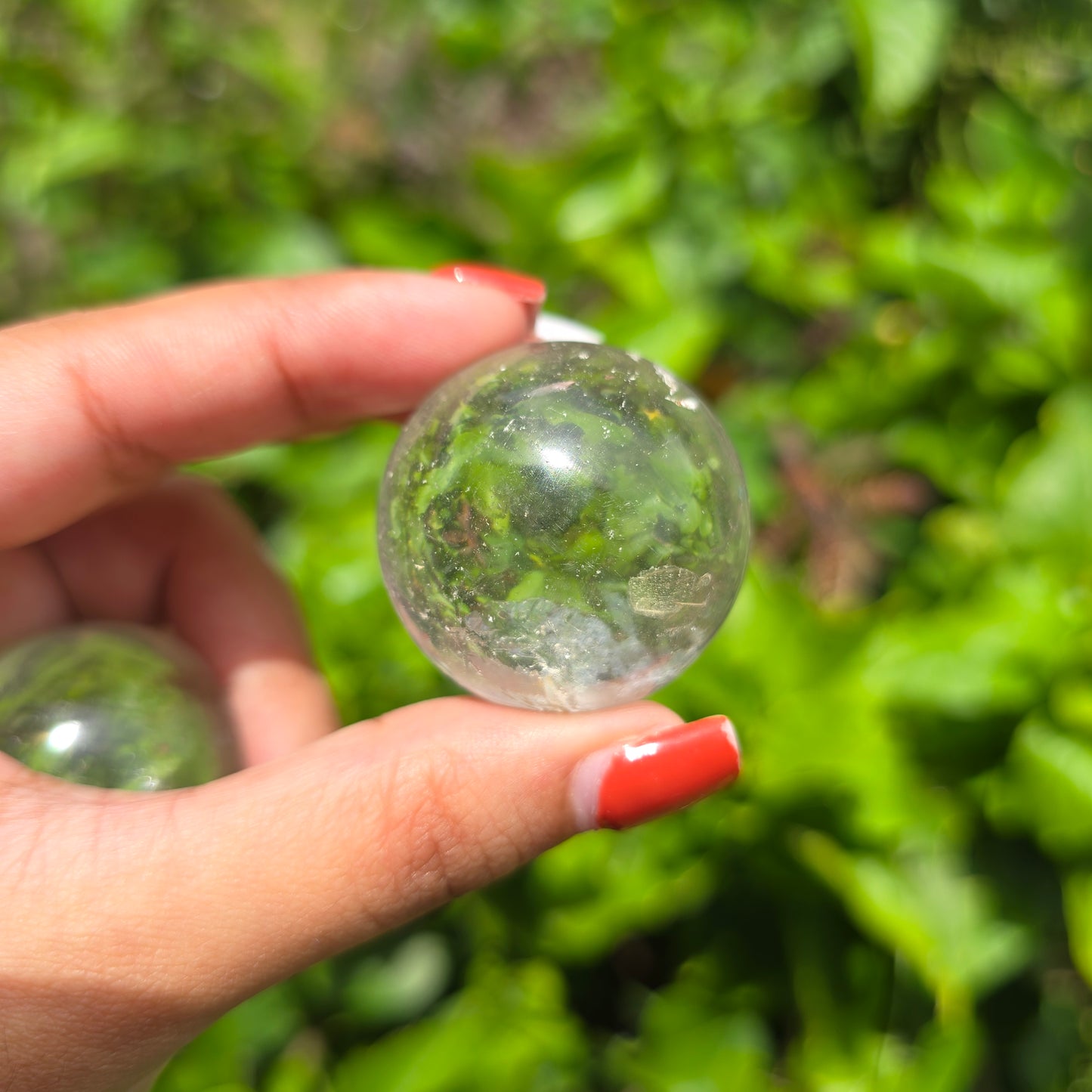 Small Clear Quartz Gemstone Sphere