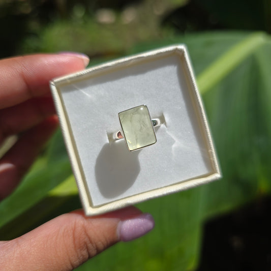 Prehnite Ring - Size 6