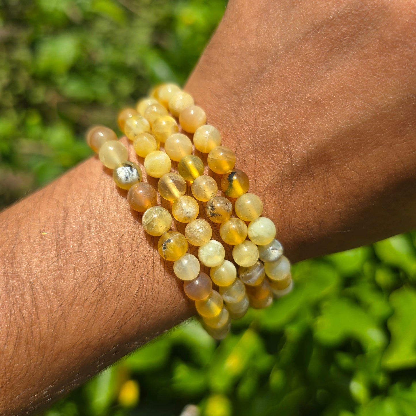 Yellow Opal Gemstone Bracelet