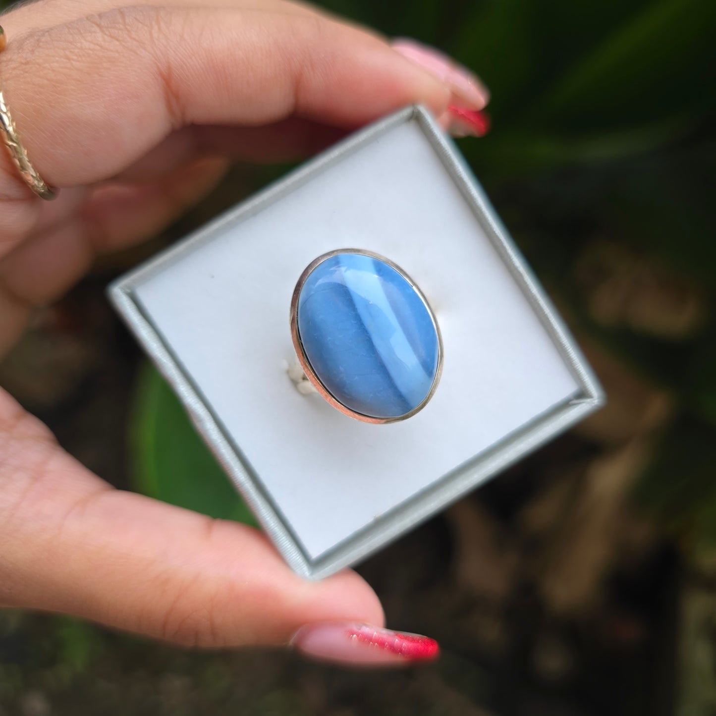 Owyhee Opal Ring - Size 8