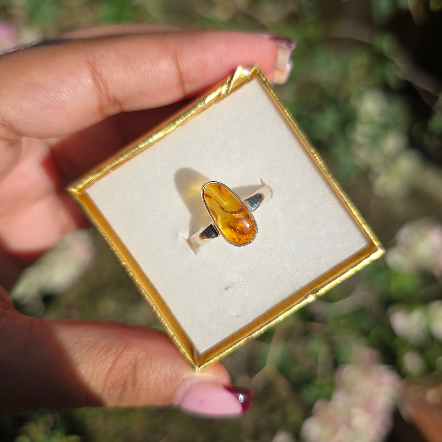 Amber Ring - Size 7.5