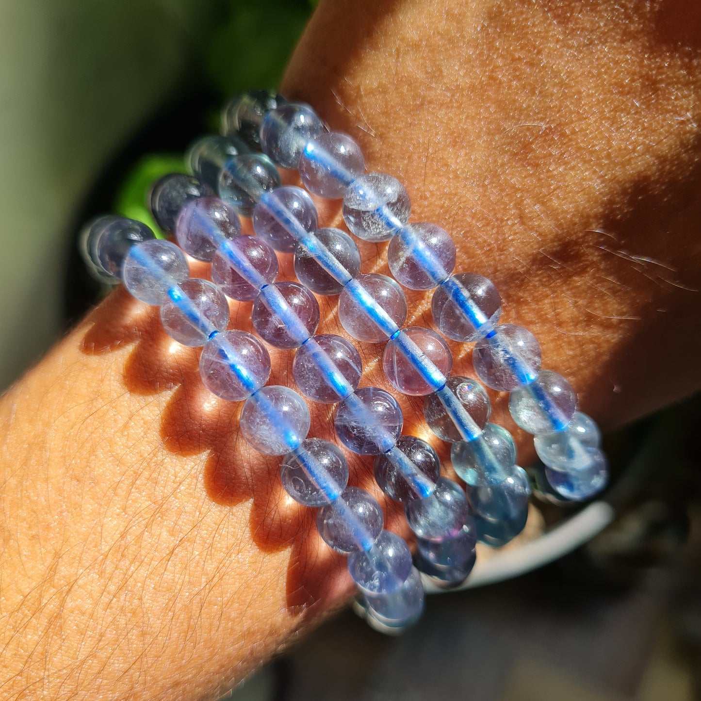 Blue Fluorite Gemstone Bracelet