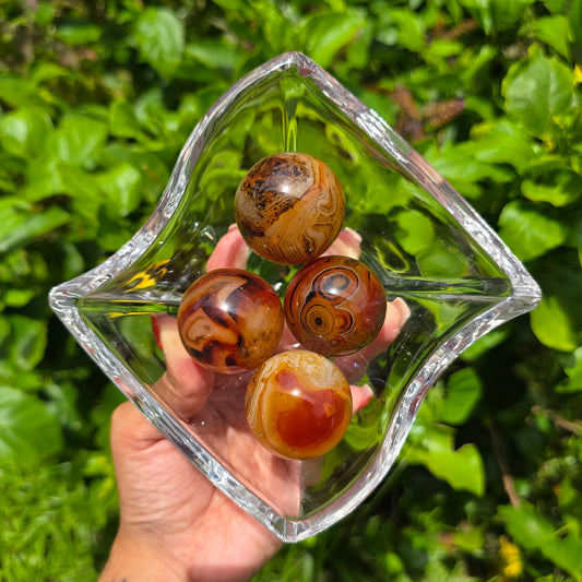 Small Sardonyx Gemstone Sphere