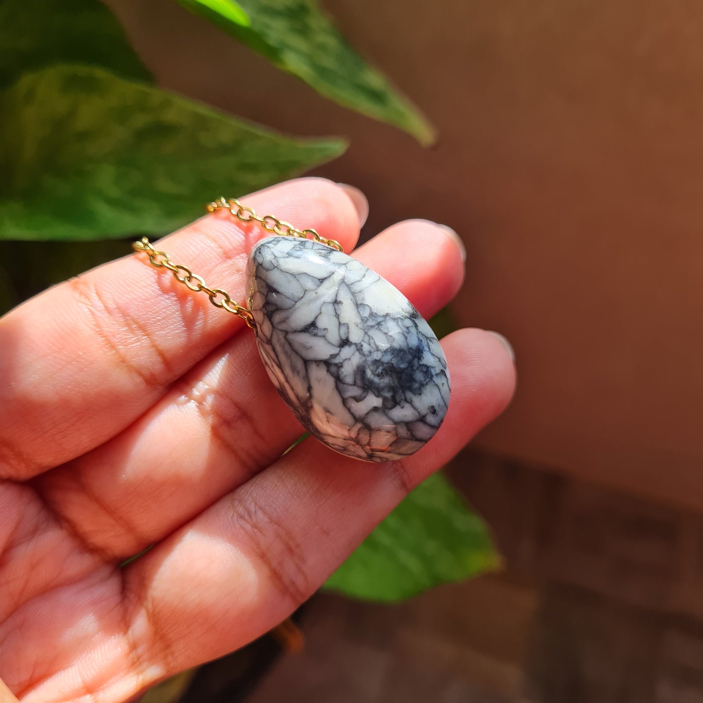 Pinolith Nugget Necklace