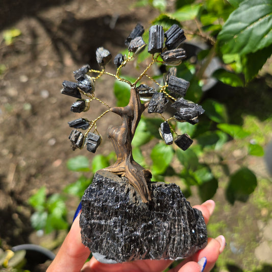Black Tourmaline Gemstone Tree