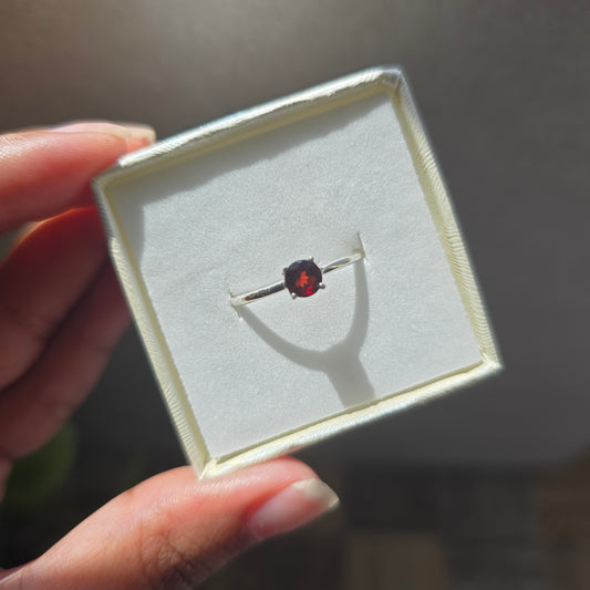 Garnet Ring - Size 9