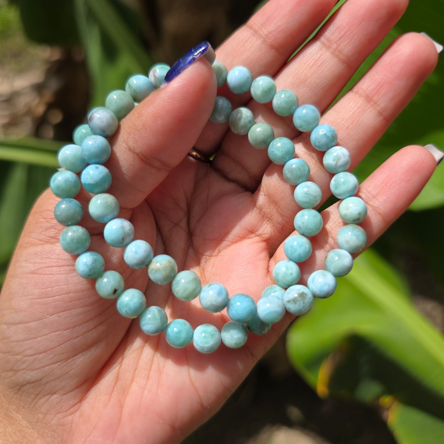 Larimar Gemstone Bracelet