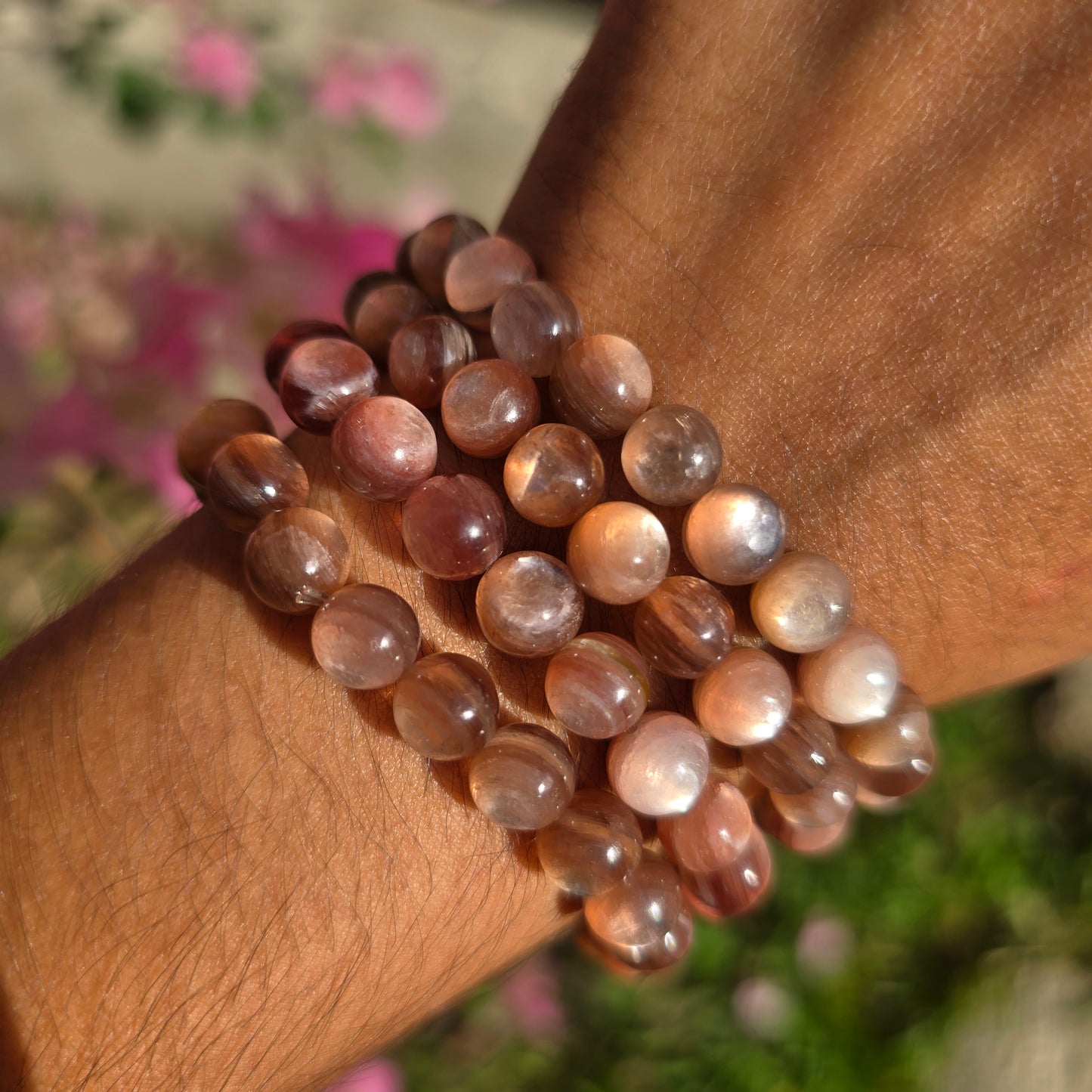 Pink Lepidolite Gemstone Bracelet