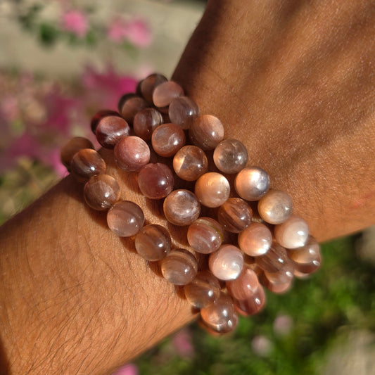 Pink Lepidolite Gemstone Bracelet