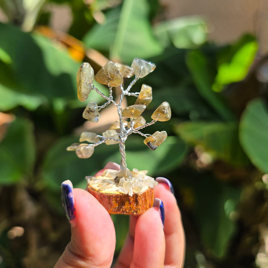 Mini Labradorite Chip Tree