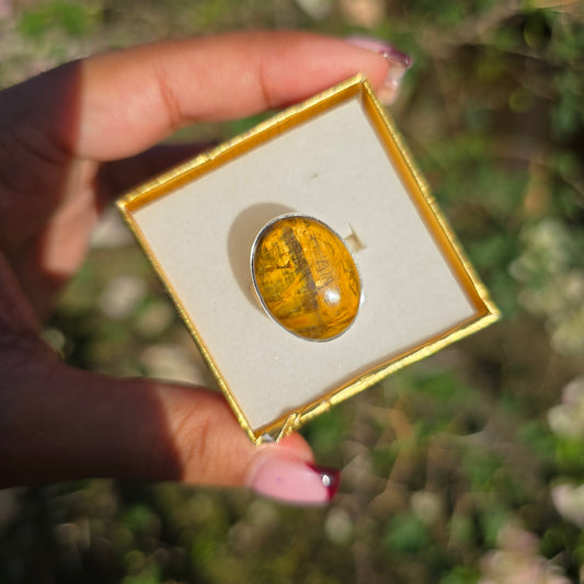 Nellite Gemstone Ring - Size 8