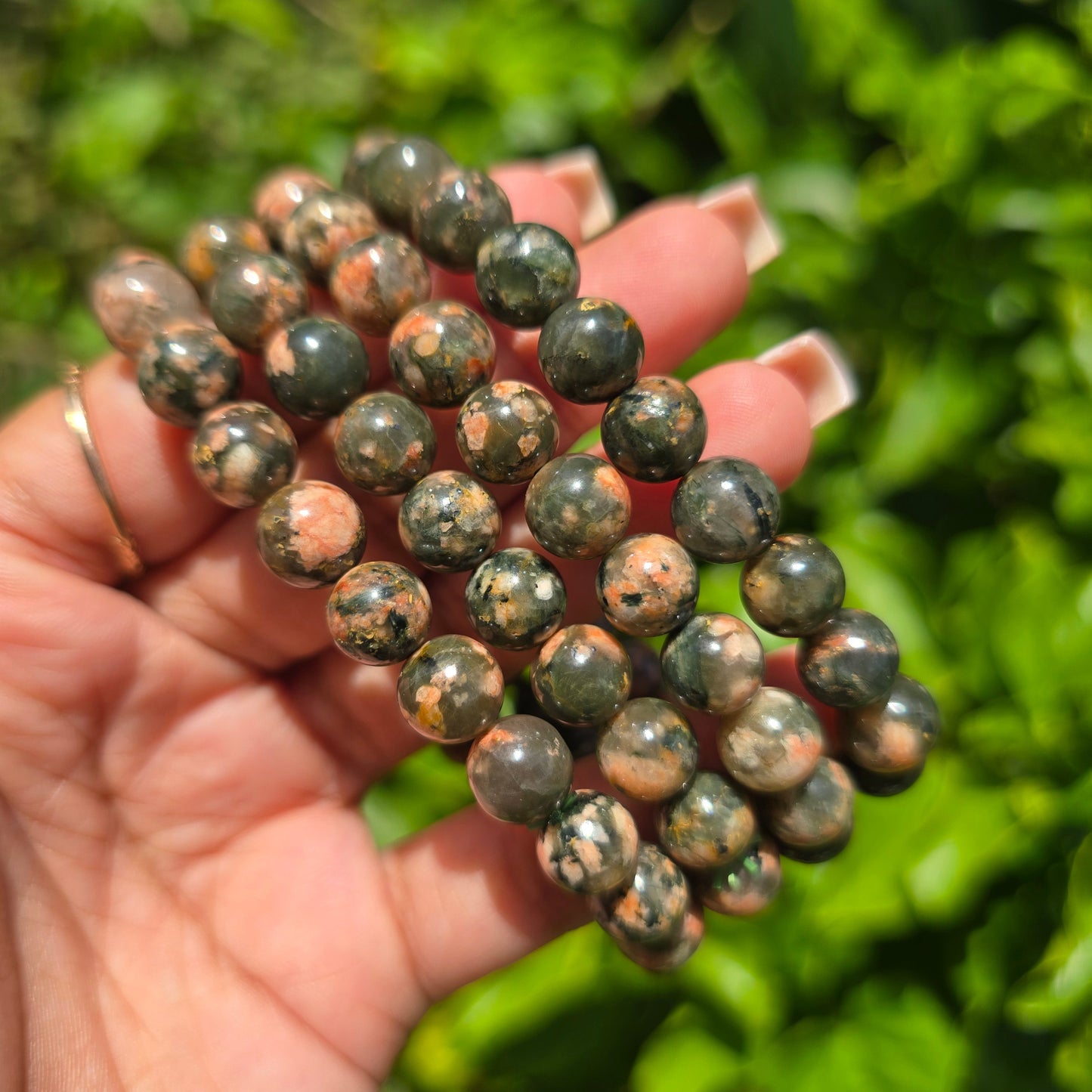 Orthoclase Gemstone Bracelet