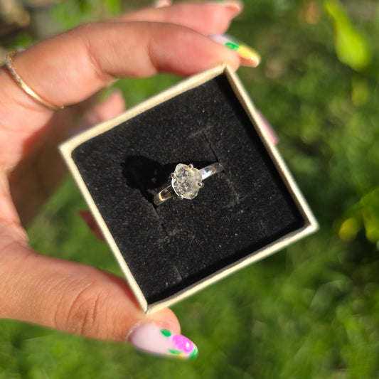 Herkimer Diamond Ring - Size 7