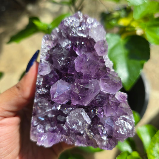 Self-Standing Amethyst Cubase Cluster No 6