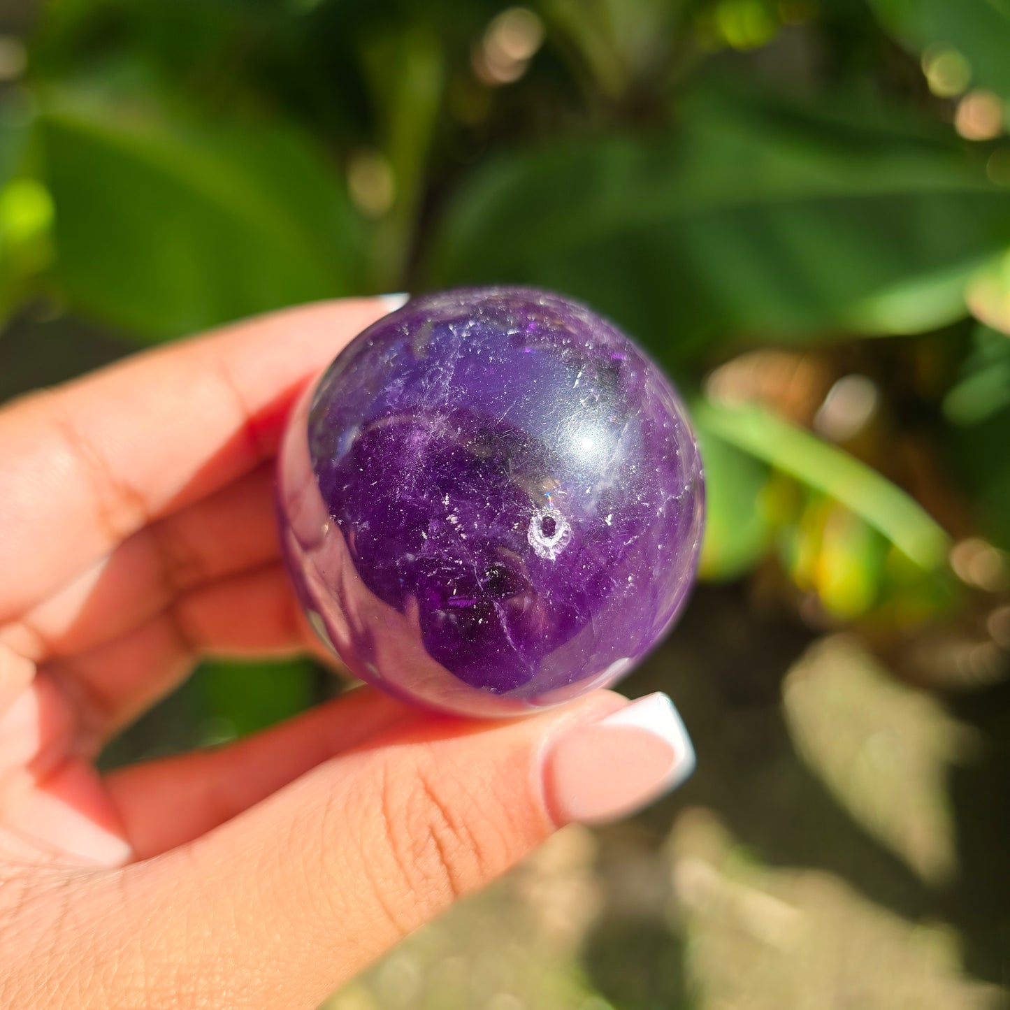 Amethyst Gemstone Sphere