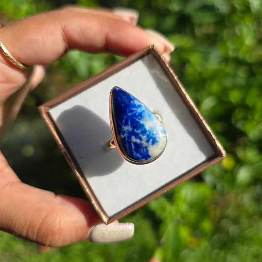 Afghanite Gemstone Ring - Size 11