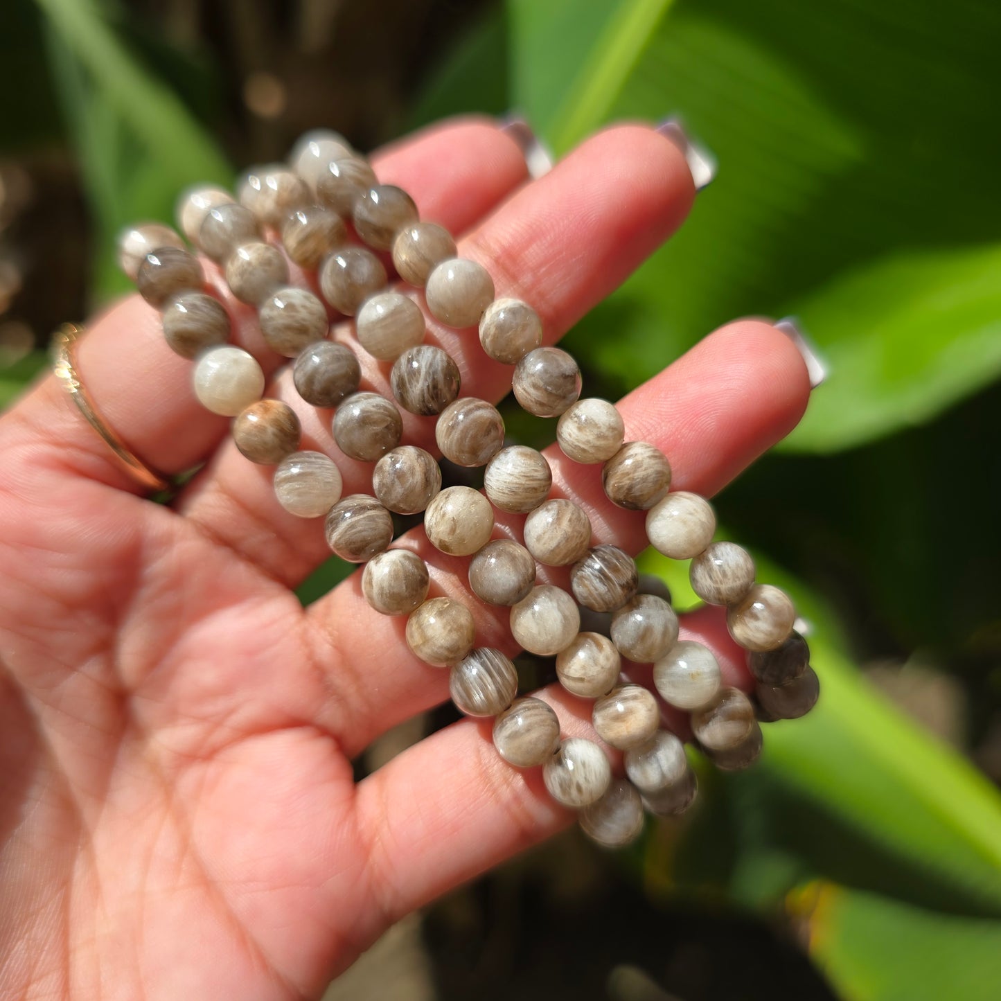 Greenlandic Moonstone Gemstone Bracelet