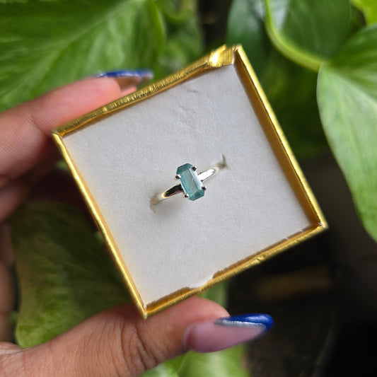 Green Kyanite Ring - Size 5.5