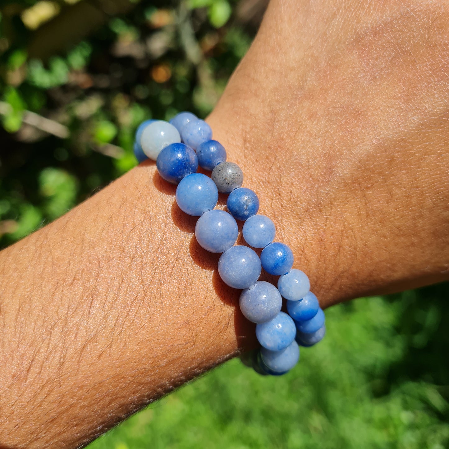 Blue Aventurine Gemstone Bracelet