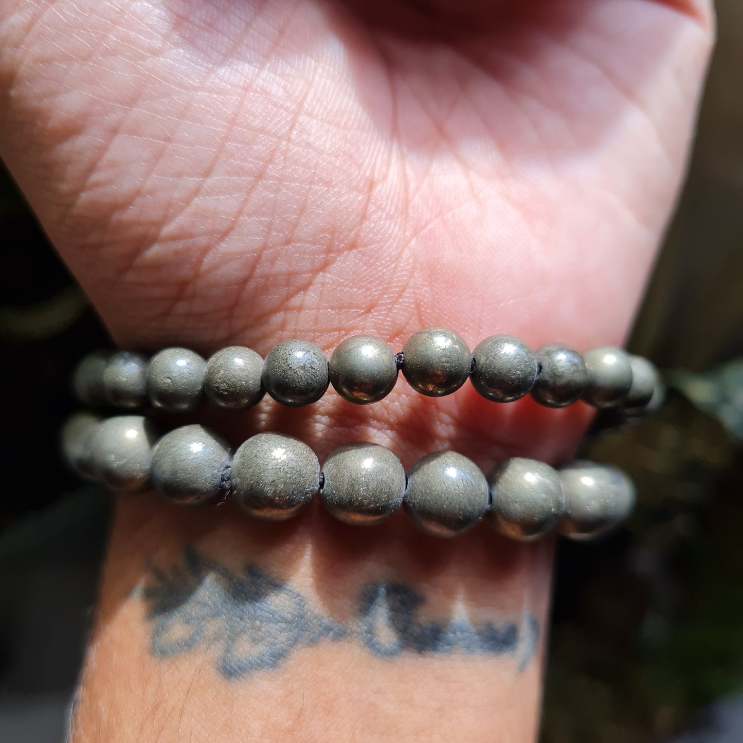 Pyrite Gemstone Bracelet