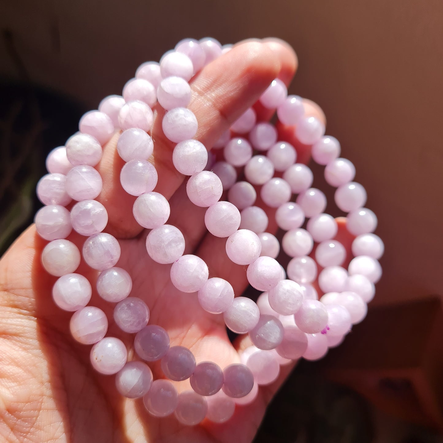 Kunzite Gemstone Bracelet