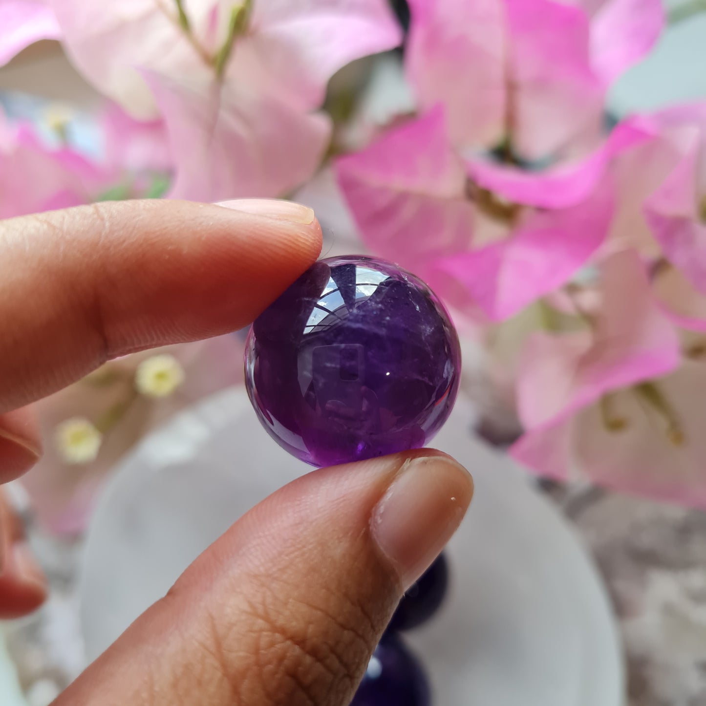 Amethyst Mini Gemstone Sphere