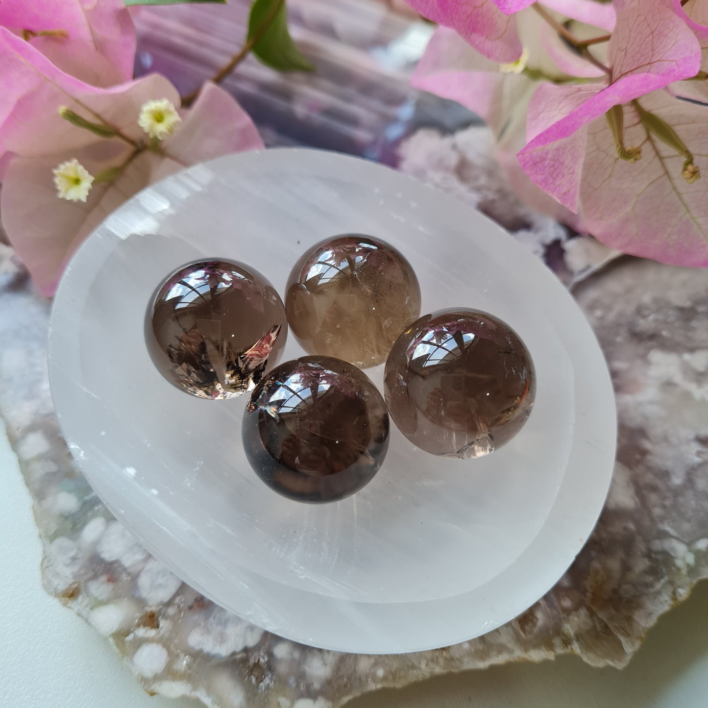 Smoky Quartz Mini Gemstone Sphere