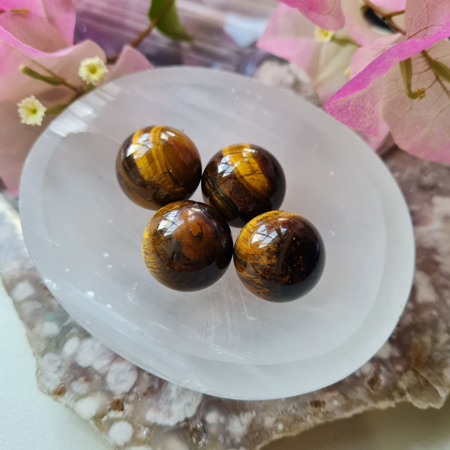 Tiger's Eye Mini Gemstone Sphere