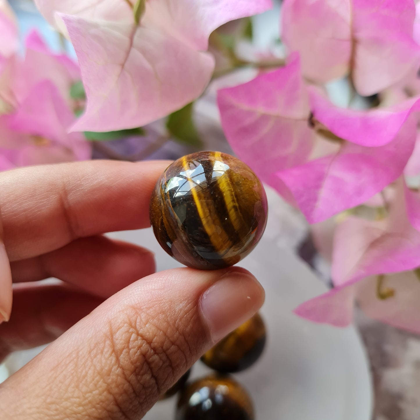 Tiger's Eye Mini Gemstone Sphere