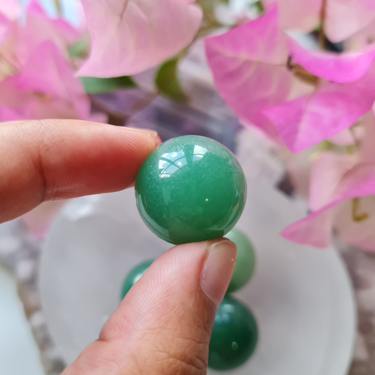 Green Aventurine Mini Gemstone Sphere