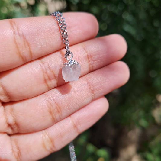 Moonstone Gemstone Necklace (Birthstone Collection Silver - June)
